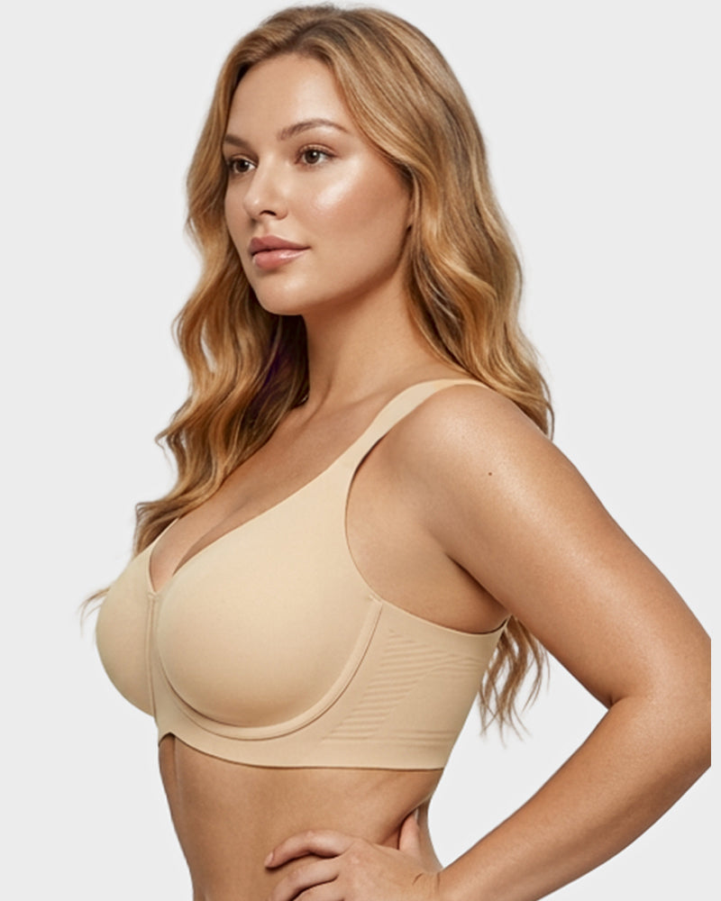 Teardrop Full-Coverage Wireless Minimizer Bra