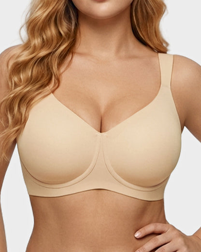 Teardrop Full-Coverage Wireless Minimizer Bra