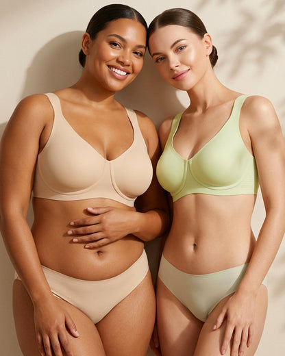 Teardrop Full-Coverage Wireless Minimizer Bra