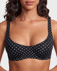 Black Polka Dot