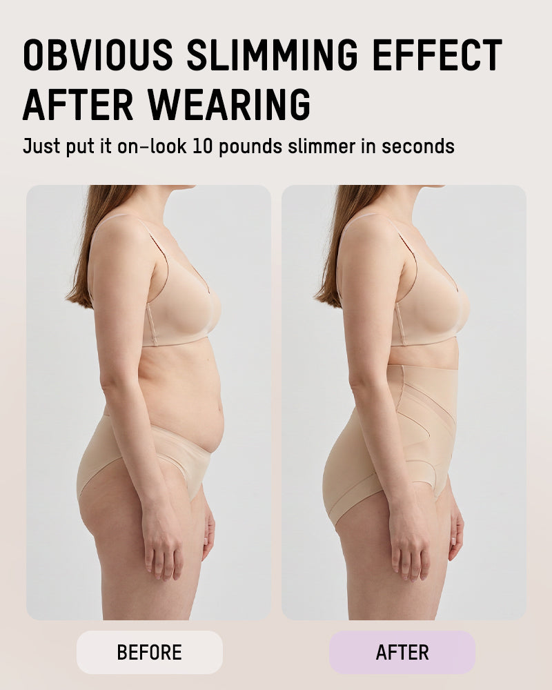 V-Shape Tummy Control Shaping Briefs Multipack