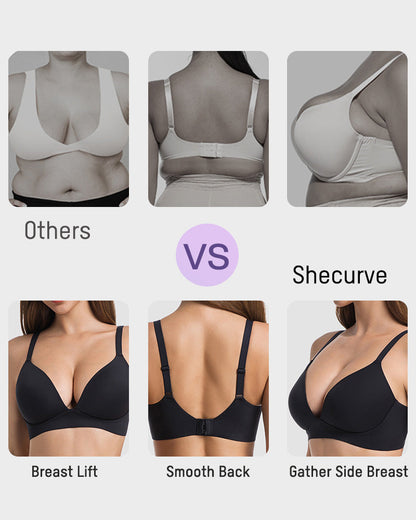 Wireless Deep V Invisible Lift Bra