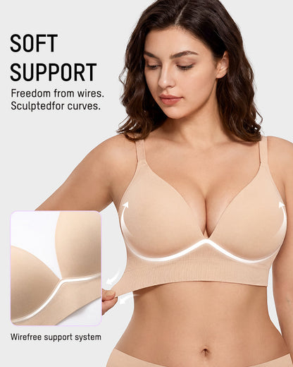 Wireless Everyday Plunge T-Shirt Bra