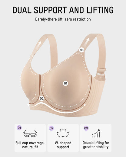 Wireless Full Coverage Minimizing Bra