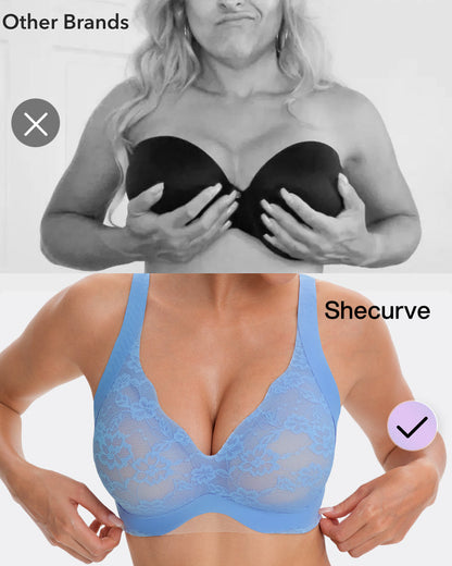 Wireless Lace Full Coverage Minimizer Bra
