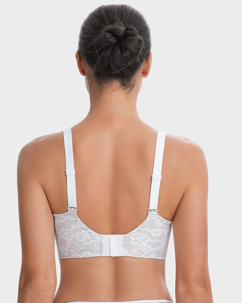 Wireless Lace Full Coverage Minimizer Bra