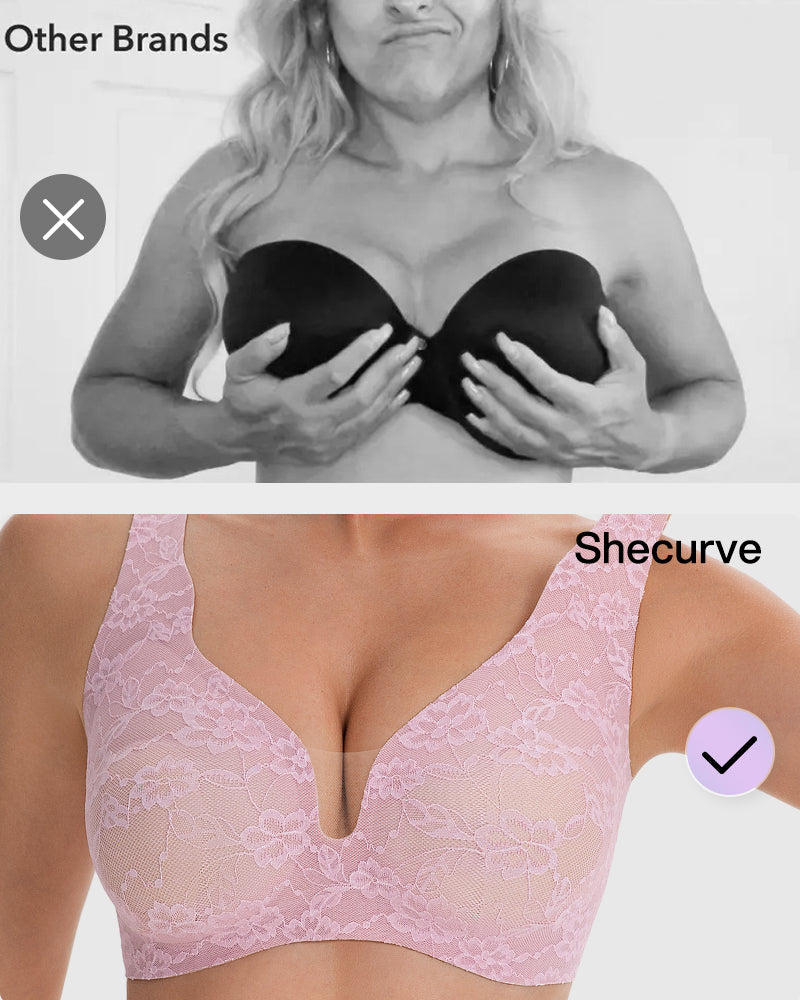 Wireless Lace Full Coverage Minimizing Bra
