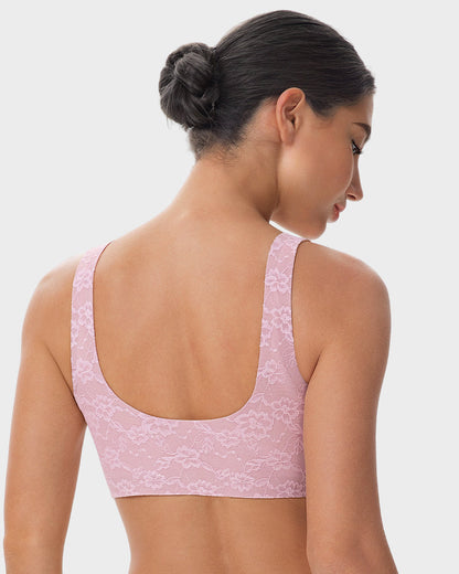 Wireless Lace Full Coverage Minimizing Bra