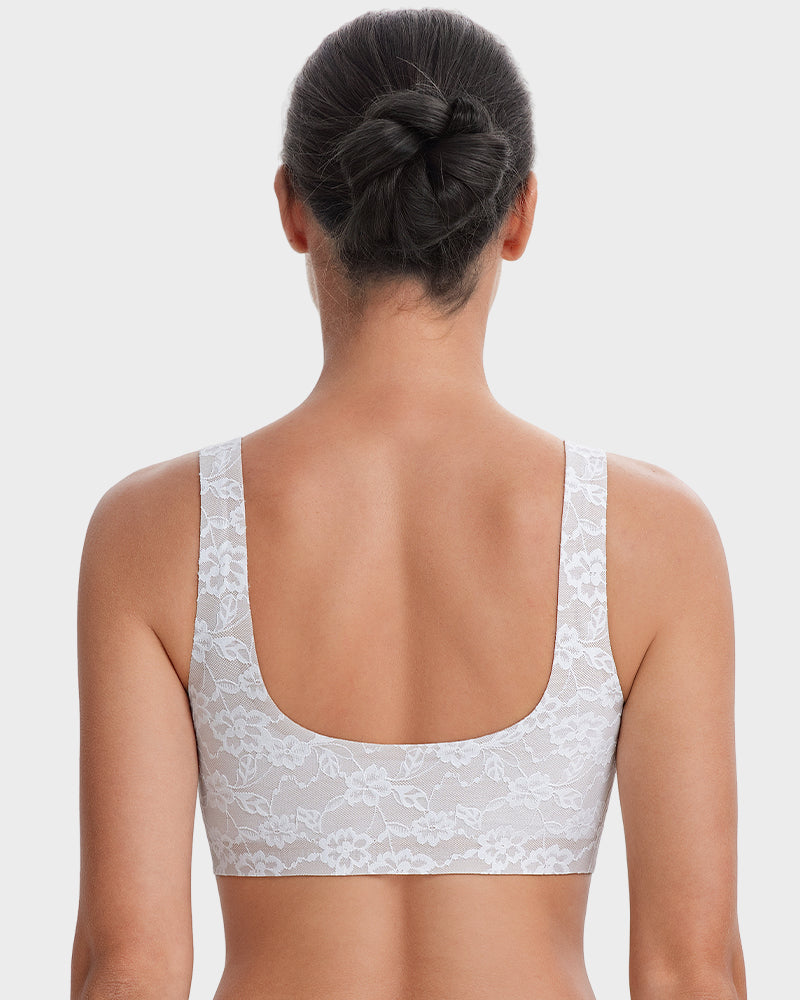 Wireless Lace Full Coverage Minimizing Bra