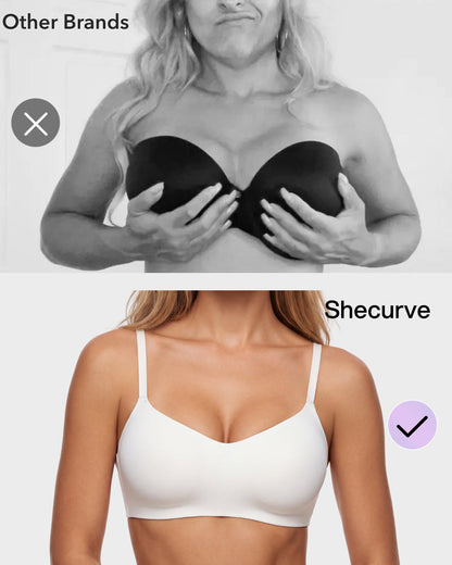 Wireless Low-Cut 3D Seamless Bra