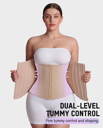Women Waist Trainer Steel Boned Hourglass Shaper