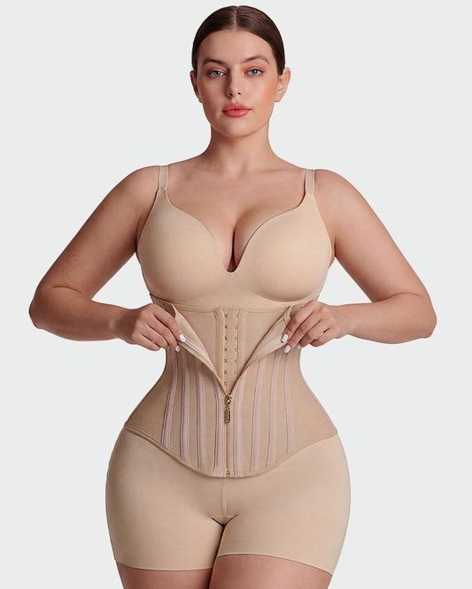 Women Waist Trainer Steel Boned Hourglass Shaper