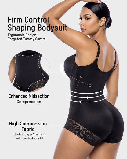 Zip Up Sculpting Bodysuit
