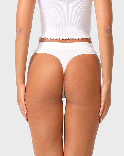 Everyday Comfort Seamless Low-Rise Thong (3 Pack)